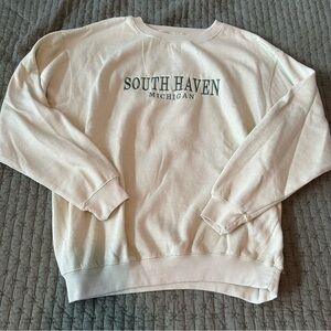 Green South Haven Michigan crewneck Sweatshirt